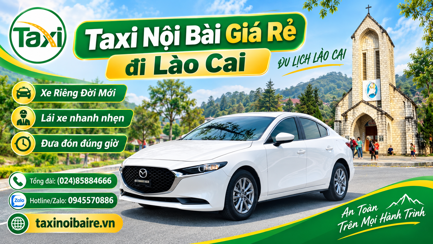 thuê xe taxi nội bài đi lào cai